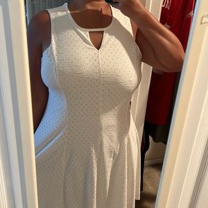 Ivory Eyelet Dress